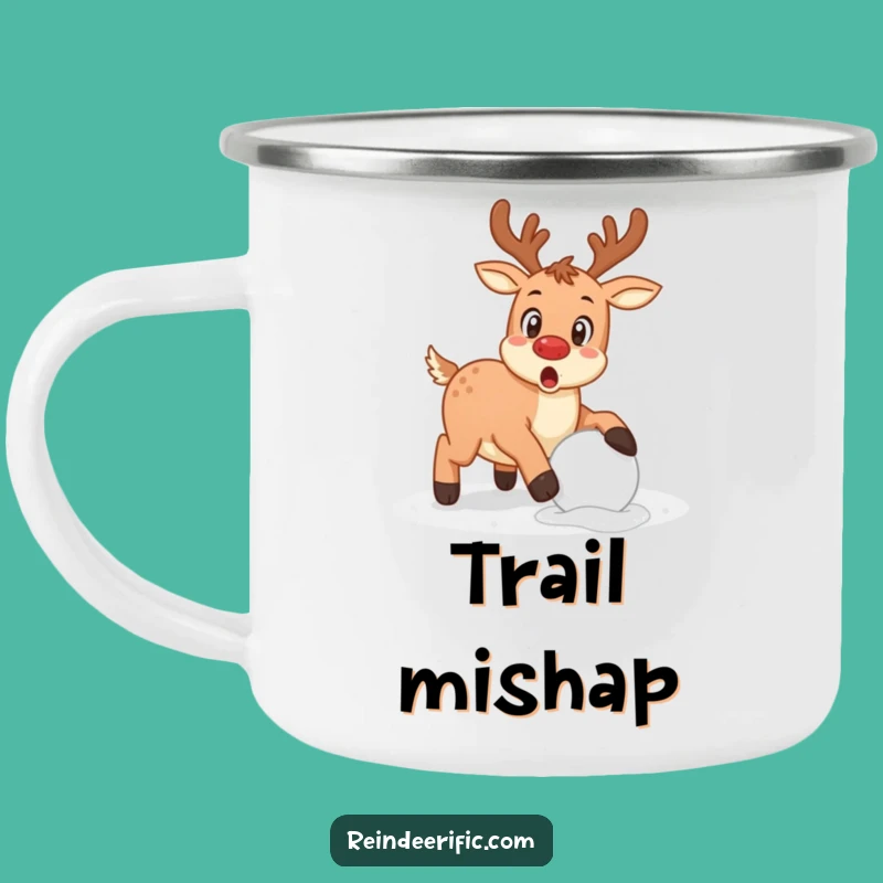 Funny Stumble Camp Mug: Surprised Snow Buddy, Great Funny Gift!